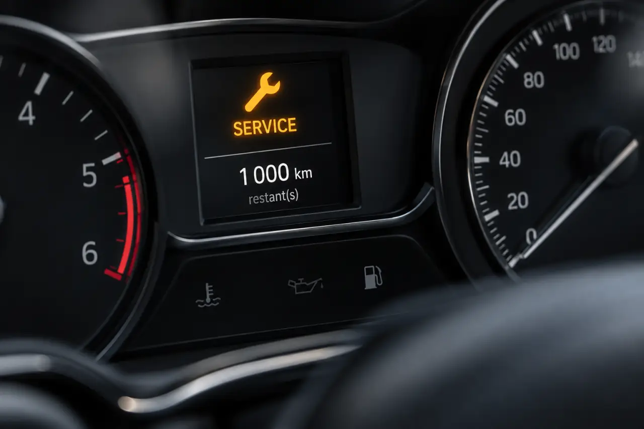 Voyant de révision allumé : jusqu’à 1 000 km de marge, jamais avec une burette rouge