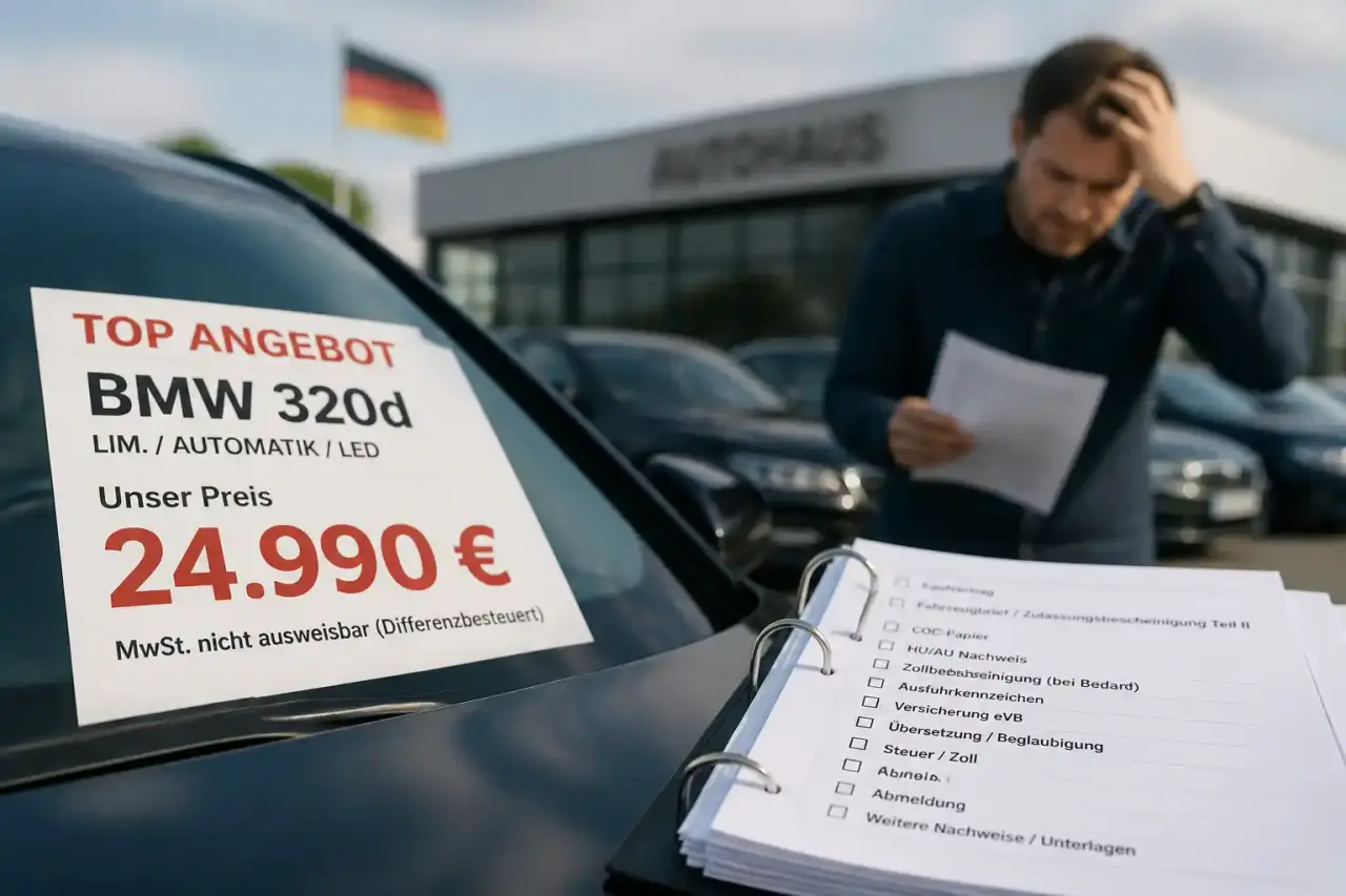Acheter une voiture en Allemagne : le prix qui séduit, la paperasse qui décourage