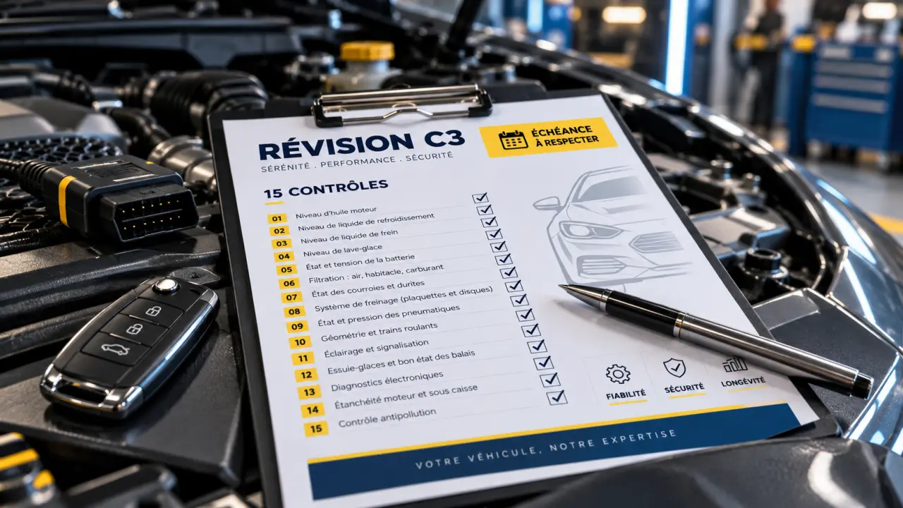 Révision C3 : respectez l’échéance et vérifiez les 15 contrôles